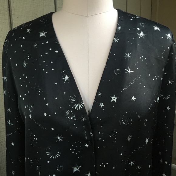 Sam & Lavi Button Up Star Collar Long Sleeve Dress - Picture 11 of 11